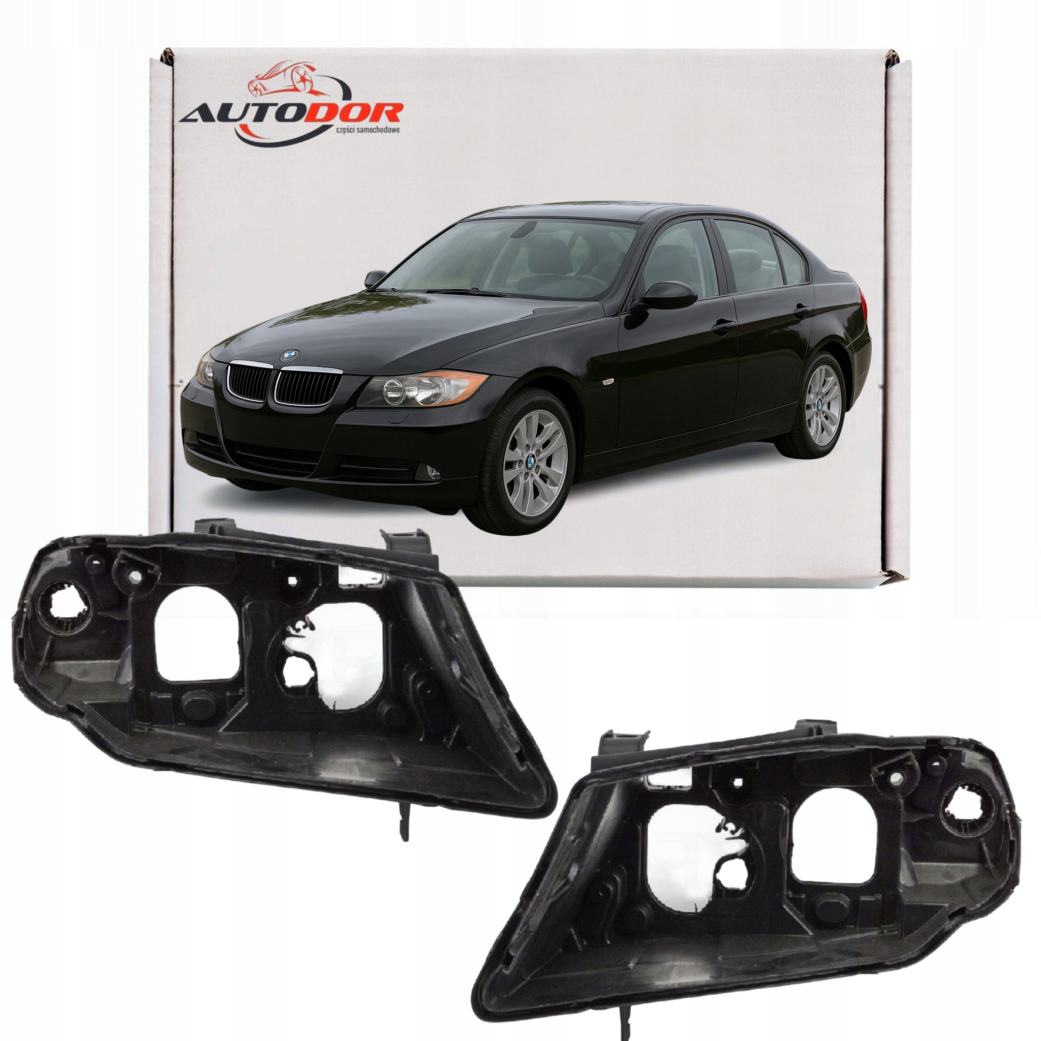 Bmw 3 E90 2004-2009 Před Faceliftem Krytu Světlometů, Levá Pravá Strana Lampy