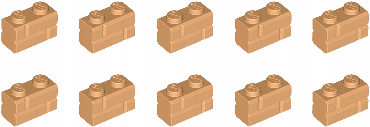 

Lego Cegła Cegiełka M. Nougat 98283 4656783 10szt
