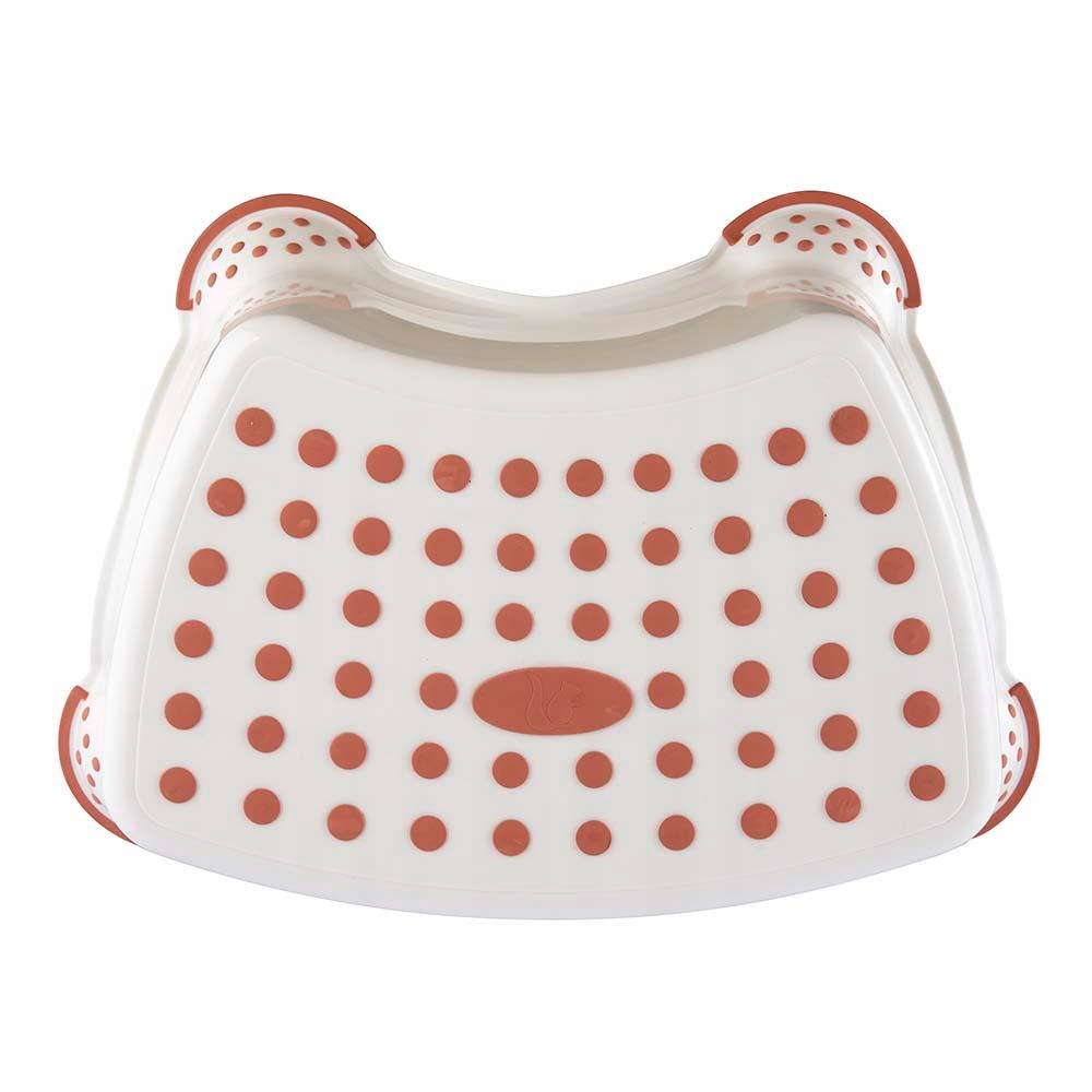 PODEST ANTYPOŚLIZGOWY PODNÓŻEK STOPIEŃ SCHODEK RAINBOW TĘCZA Kolor biały