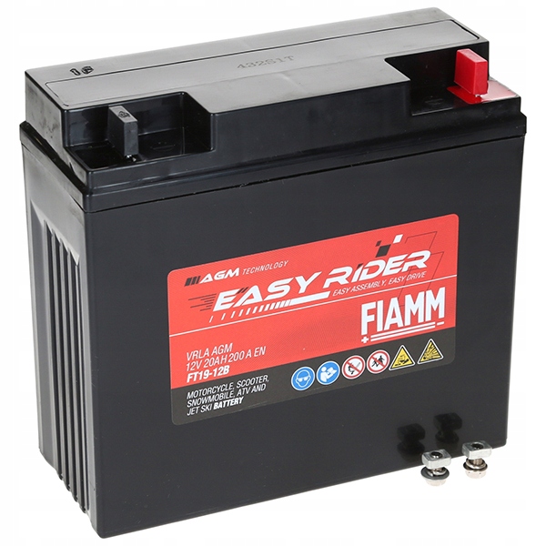 Akumulator Fiamm Easy Rider FT19-12B 20Ah 200A 51913 181*76*167