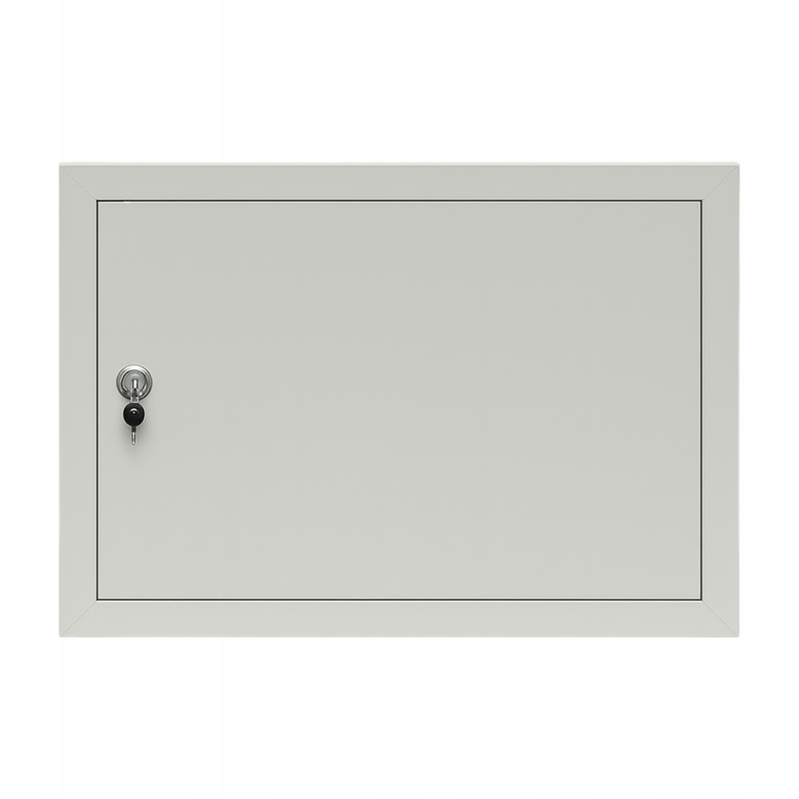 Revizní dvířka kovová šedá RAL7035 Revizní klapka 80x50cm Zámek