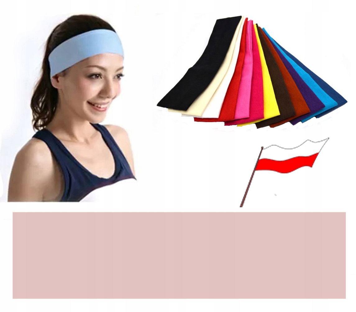 

Opaska Bawełna 95 % Lycra 5 % 5cm Pudrowy Róż
