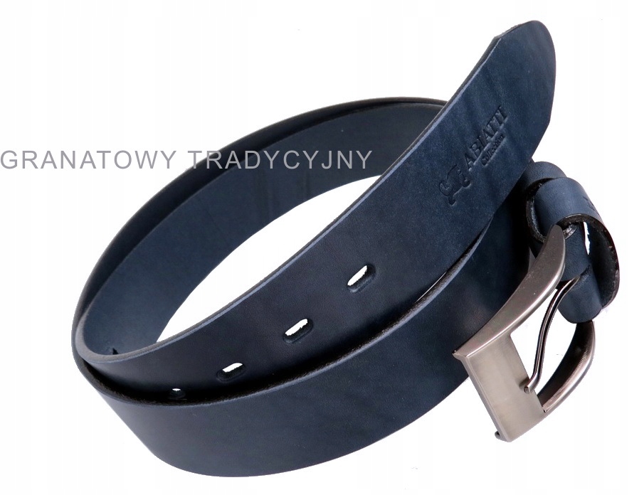 SKÓRZANY PASEK DO SPODNI ABIATTI SZEROKI PAS DO JEANSÓW GRUBA SKÓRA CIĘTA Cechy dodatkowe brak