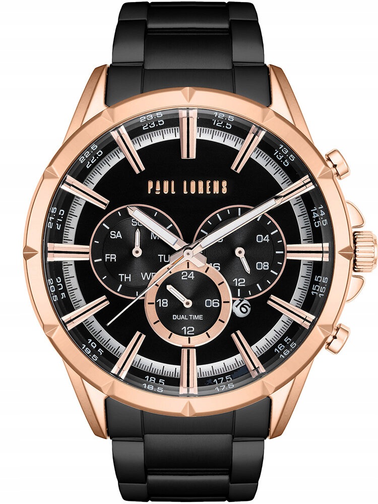 Pánské Hodinky Paul Lorens PL13605B-1A4 Černý Náramek Box Pro Kluka