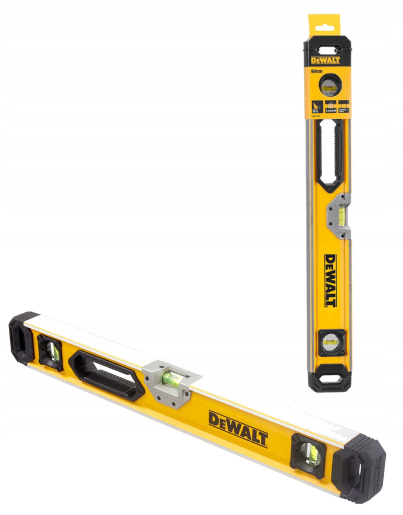DeWALT Odolná Skříňová Vodováha Délky 60 cm DWHT0-43224
