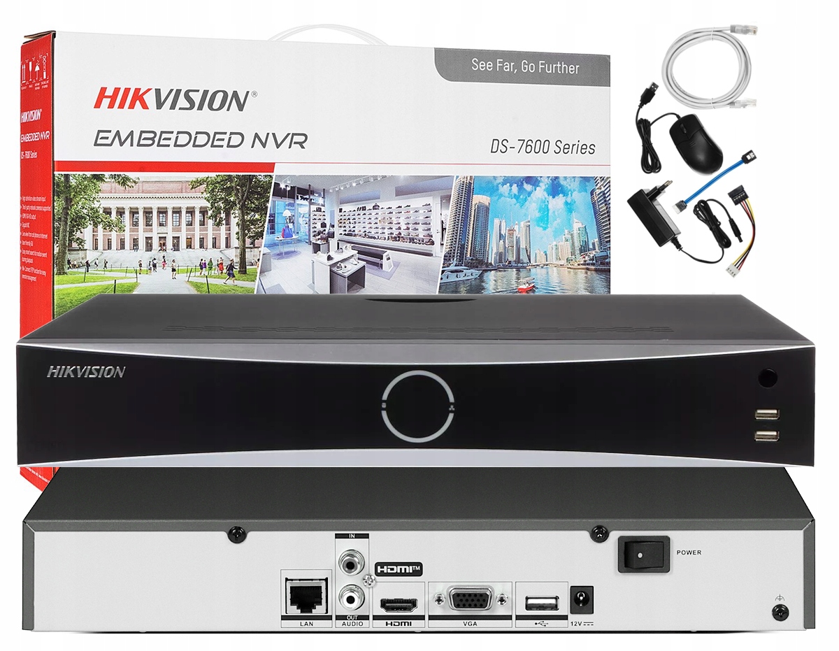

Rejestrator Ip Hikvision DS-7616NXI-K1 Acusense 12