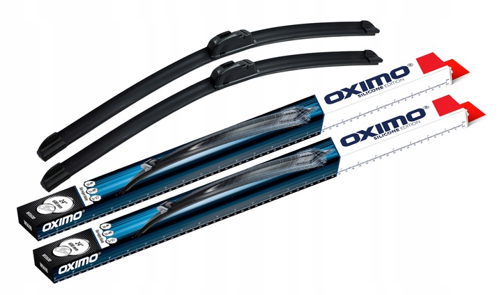 Wycieraczki Na Przód, Przednia Szyba Płaskie 40cm 55cm Oximo WU400 WU550