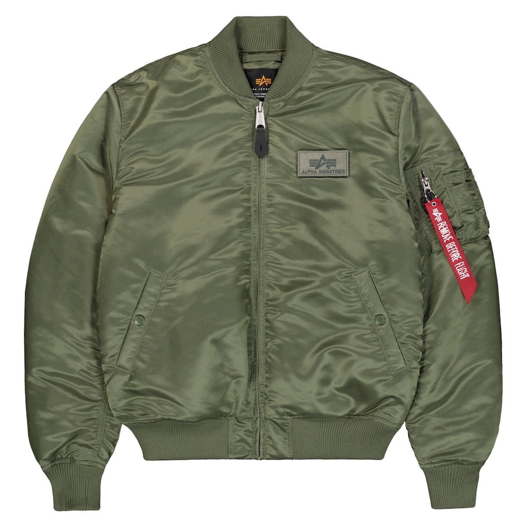 Pilotní bunda Flek Flyers Alpha Industries MA-1 Vf Embroidery Back S