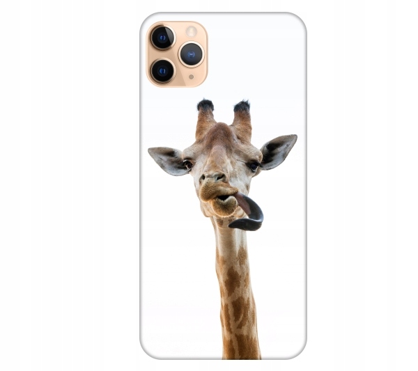 

Etui pokrowiec do iPhone 11 Pro Max Zyrafa smieszn