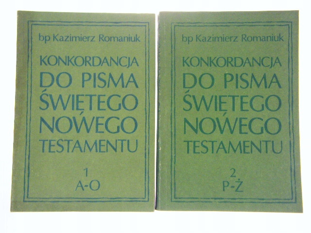 KONKORDACJA DO PISMA ŚWIĘTEGO NOWEGO TESTAMENTU 2X