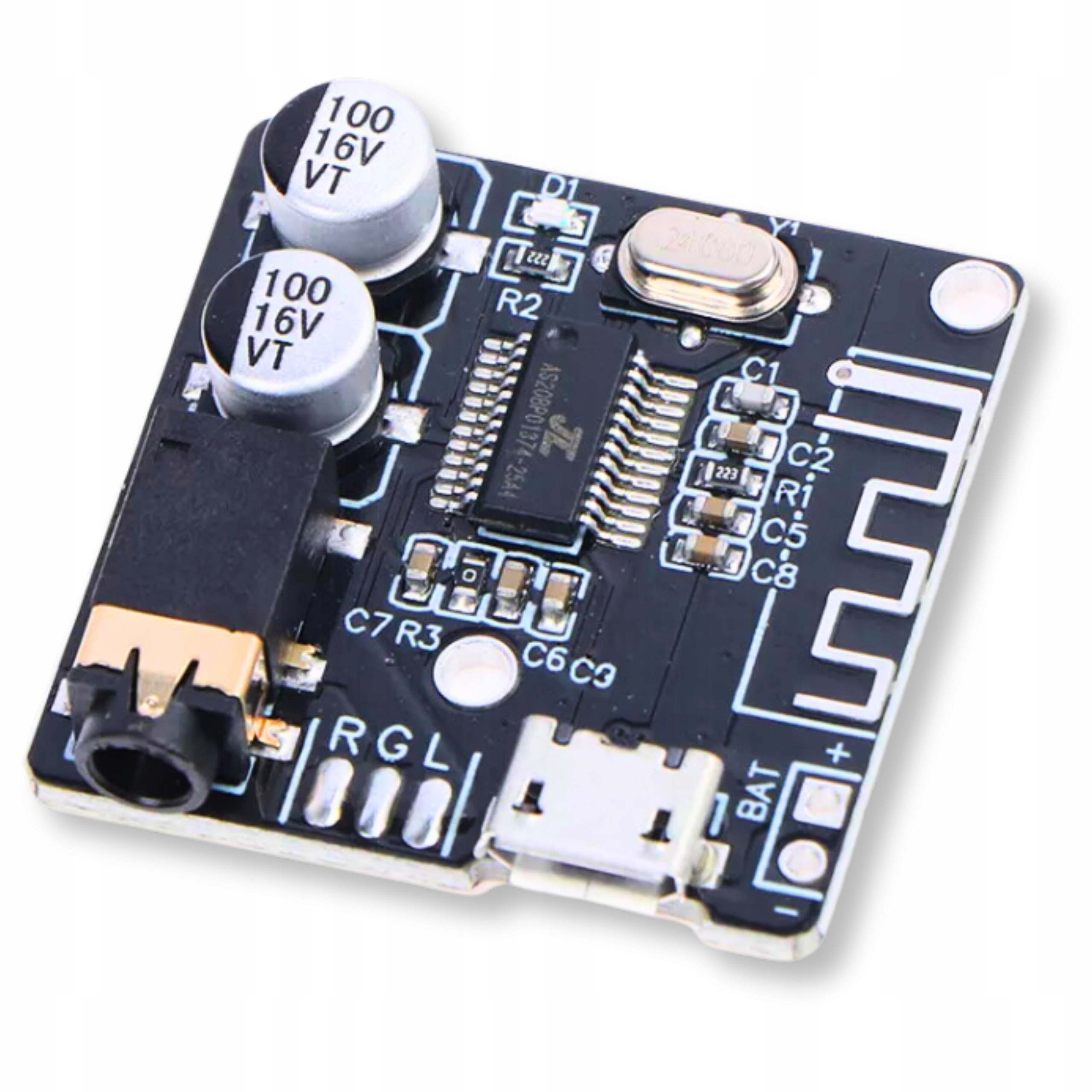 Moduł Bluetooth 4.0 Audio A2DP Stereo 3.7V-5V microUSB VHM-314 Jack 3.5mm