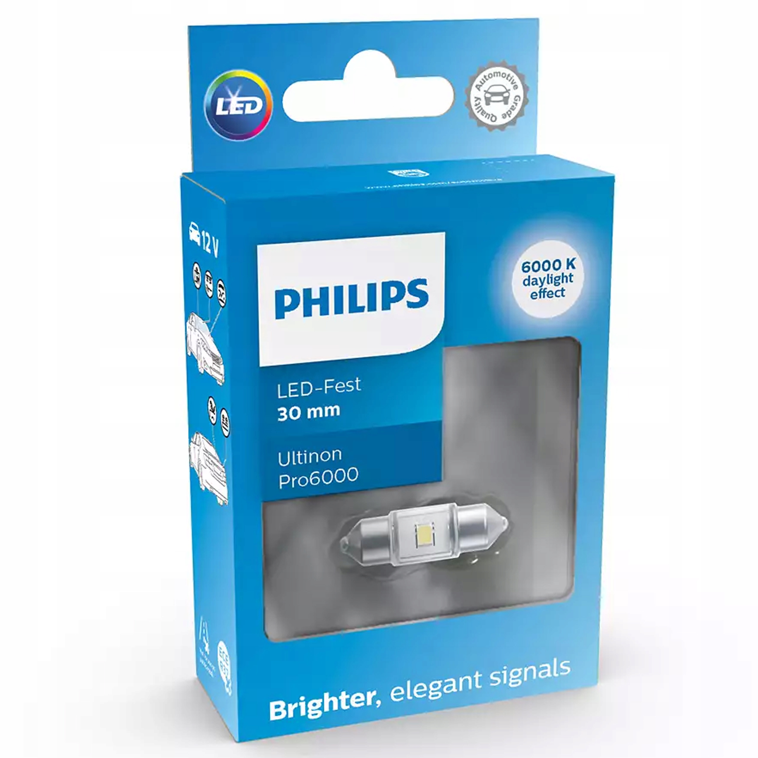 

Philips Led Festoon 30mm 6000K Ultinon Pro6000 Si