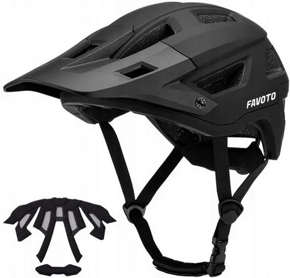 Kask rowerowy Favoto Bike Helmet ZL-B025 Black L 59-61cm