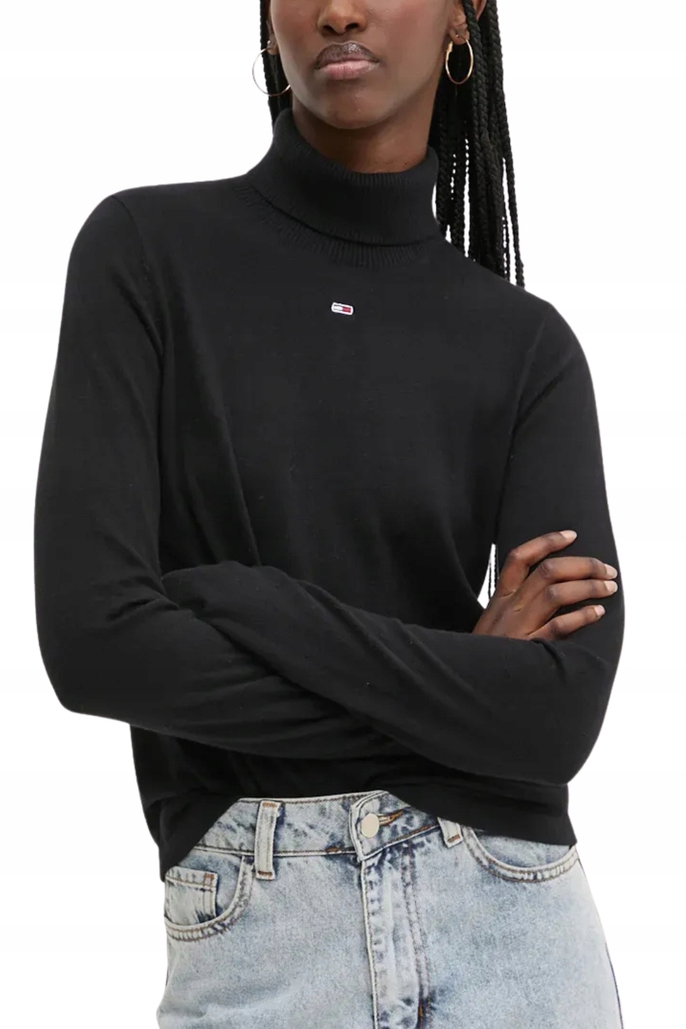 Tommy Jeans Černý dámský rolák M