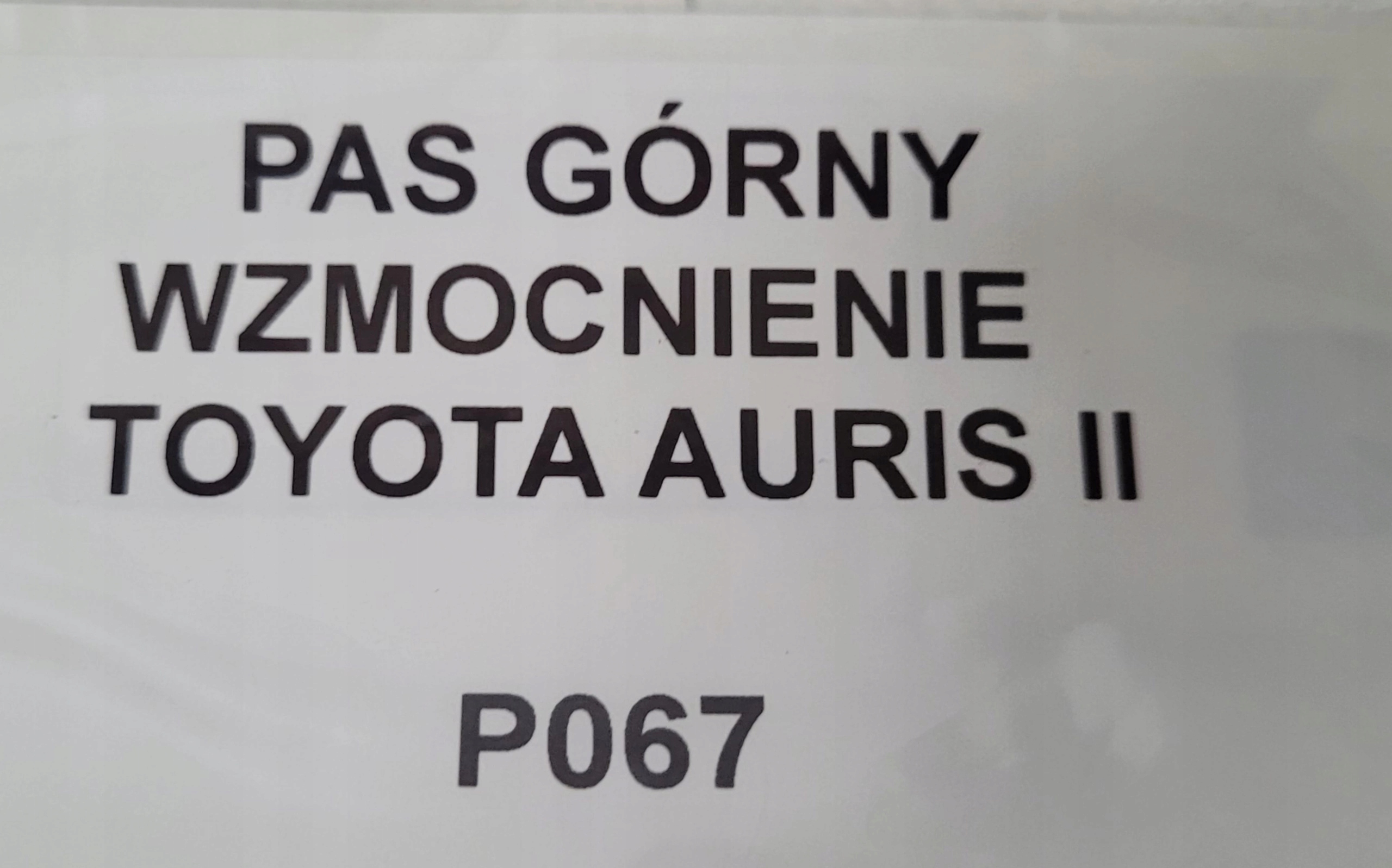 čelo predné horné TOYOTA AURIS II Originál