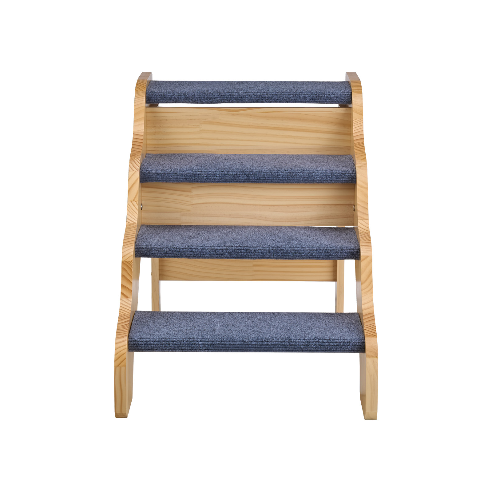 Vevor Schody pro psa 4-stupňové Nosnost 68KG Skládací schody pro zvířata