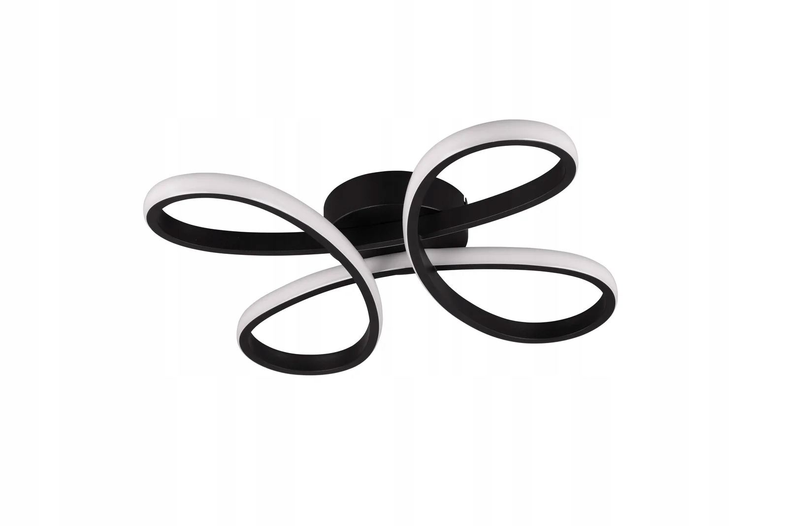 stropní svítidlo Led černá, moderní, 40 cm do ložnice obývacího pokoje 3000K Trio