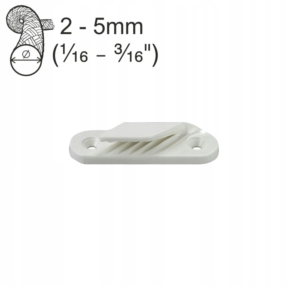 KNAGA rowkowa CL 212, NA LINĘ 2-5 MM, PVC