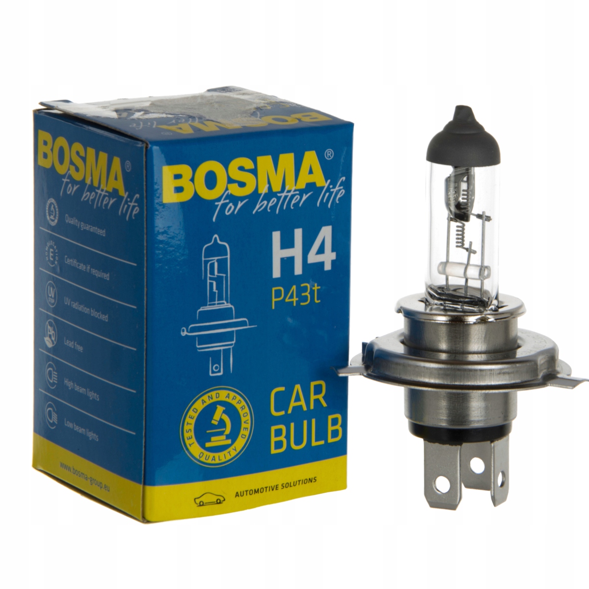 

Żarówka 24V 70/75W H4 P43T Bosma