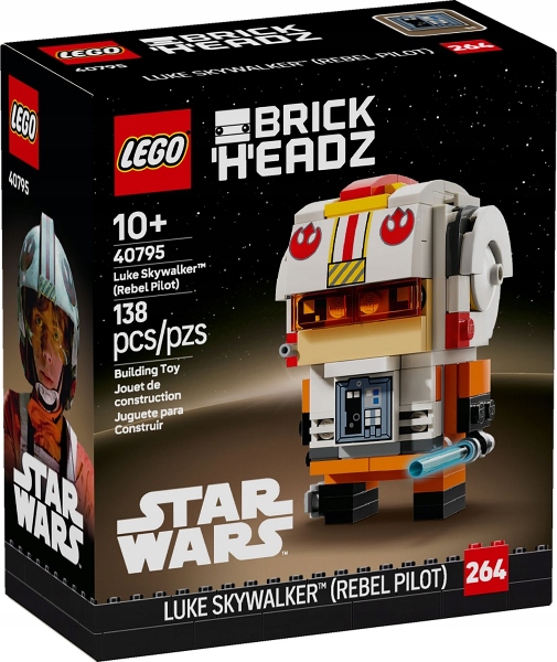 Lego Sada 40795 BrickHeadz Star Wars Luke Skywalker (Rebel Pilot) 1 ks N