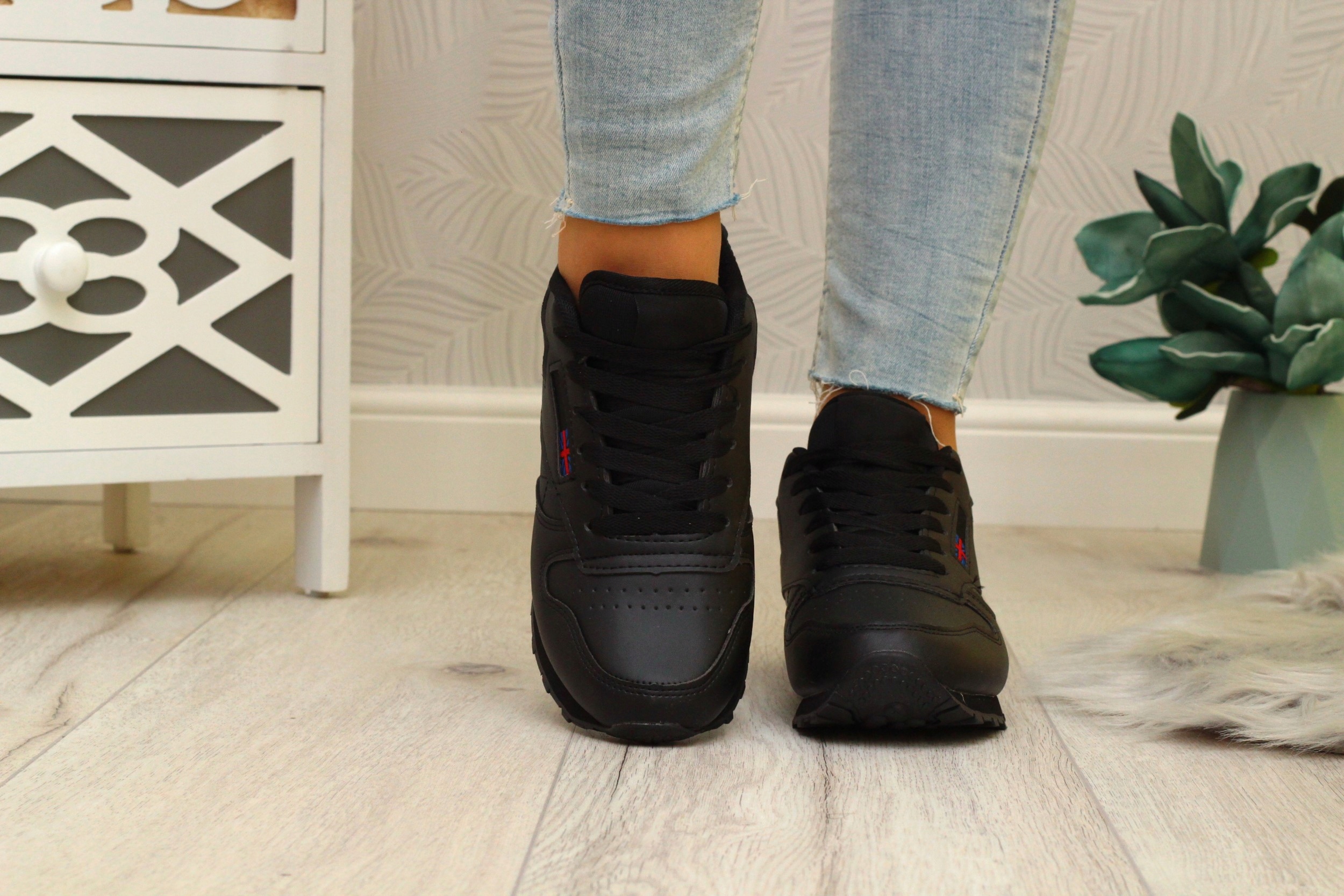 BUTY sportowe damskie Lekkie adidasy ALL BLACK Kod producenta BRAK