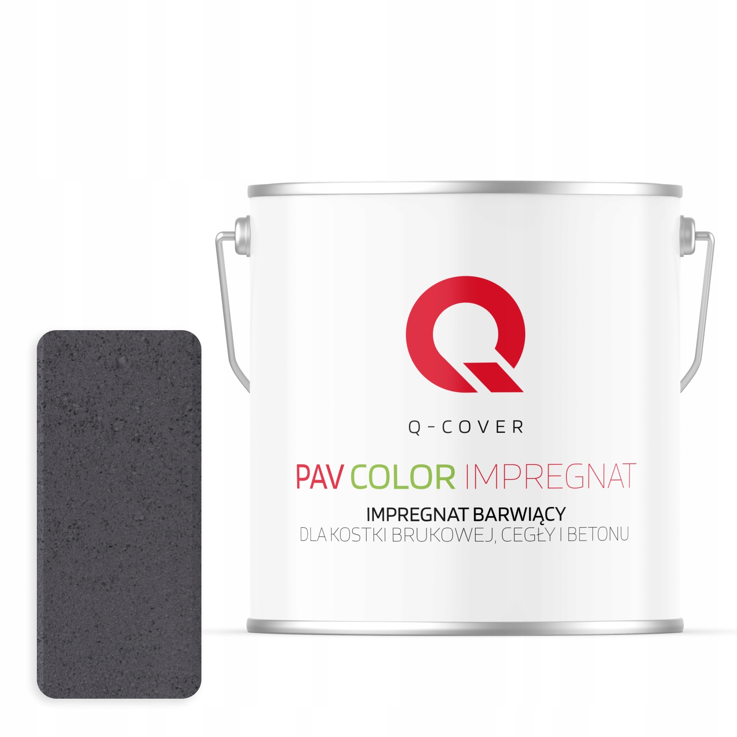 Barvící Impregnát Pro Dlažební Kostky Z Cihel Betonu, Barva Šedá Grafitová 5 L