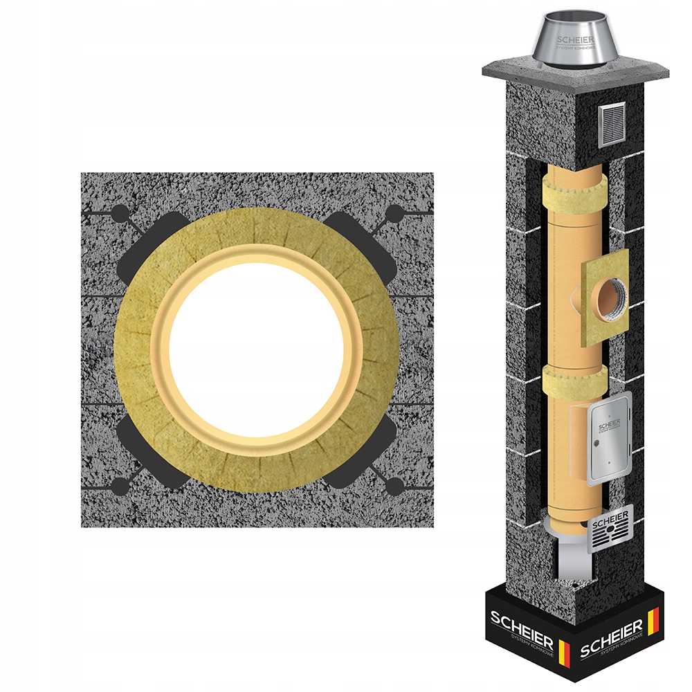 Keramický systémový komínový systém 180 11 m