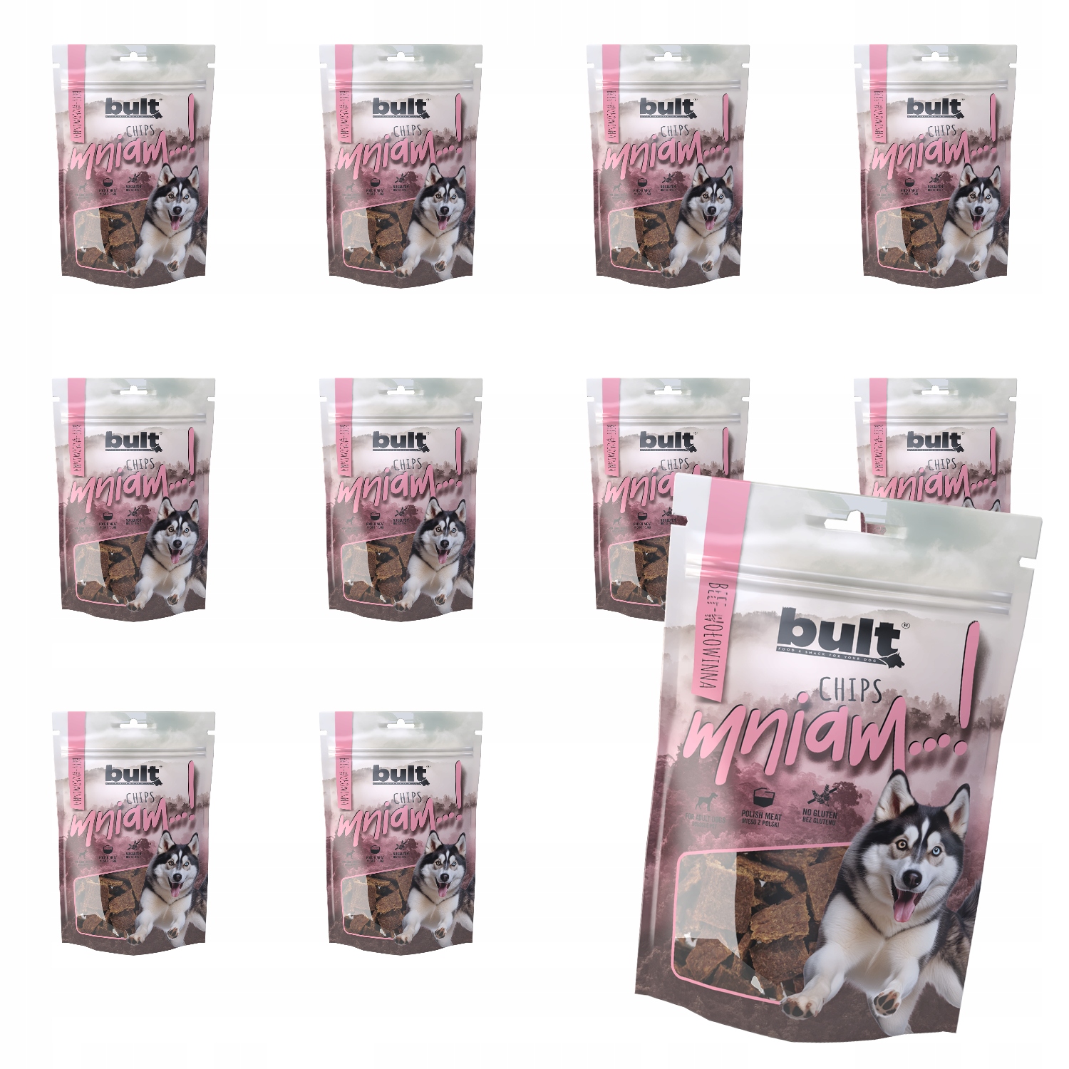 Bult Chipsy psí pamlsek Hovězí maso 10x100 g