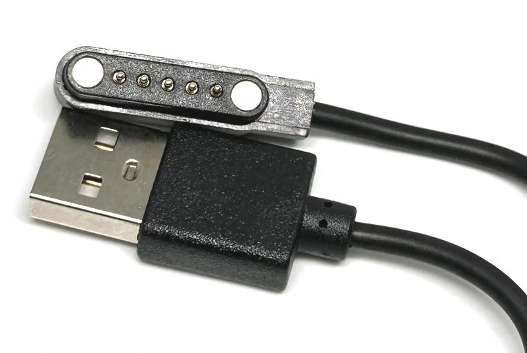 Kabel Usb Ładowarka Zegarka Dla Dziecka Magnetyczna 5 Pin 2,5mm Uniwersalna