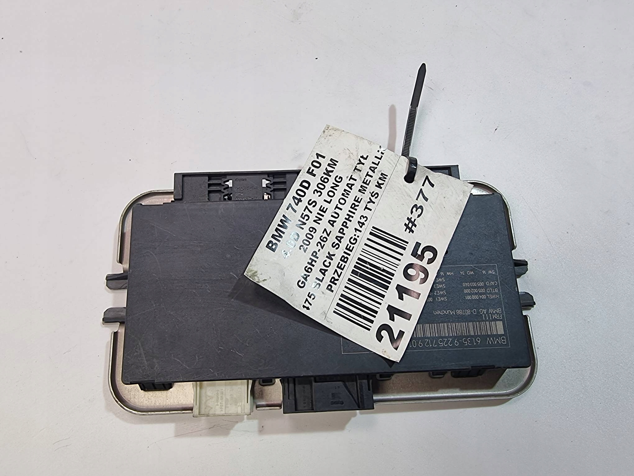 modulo luci 61.35-9225712.9.01 BMW 740 D