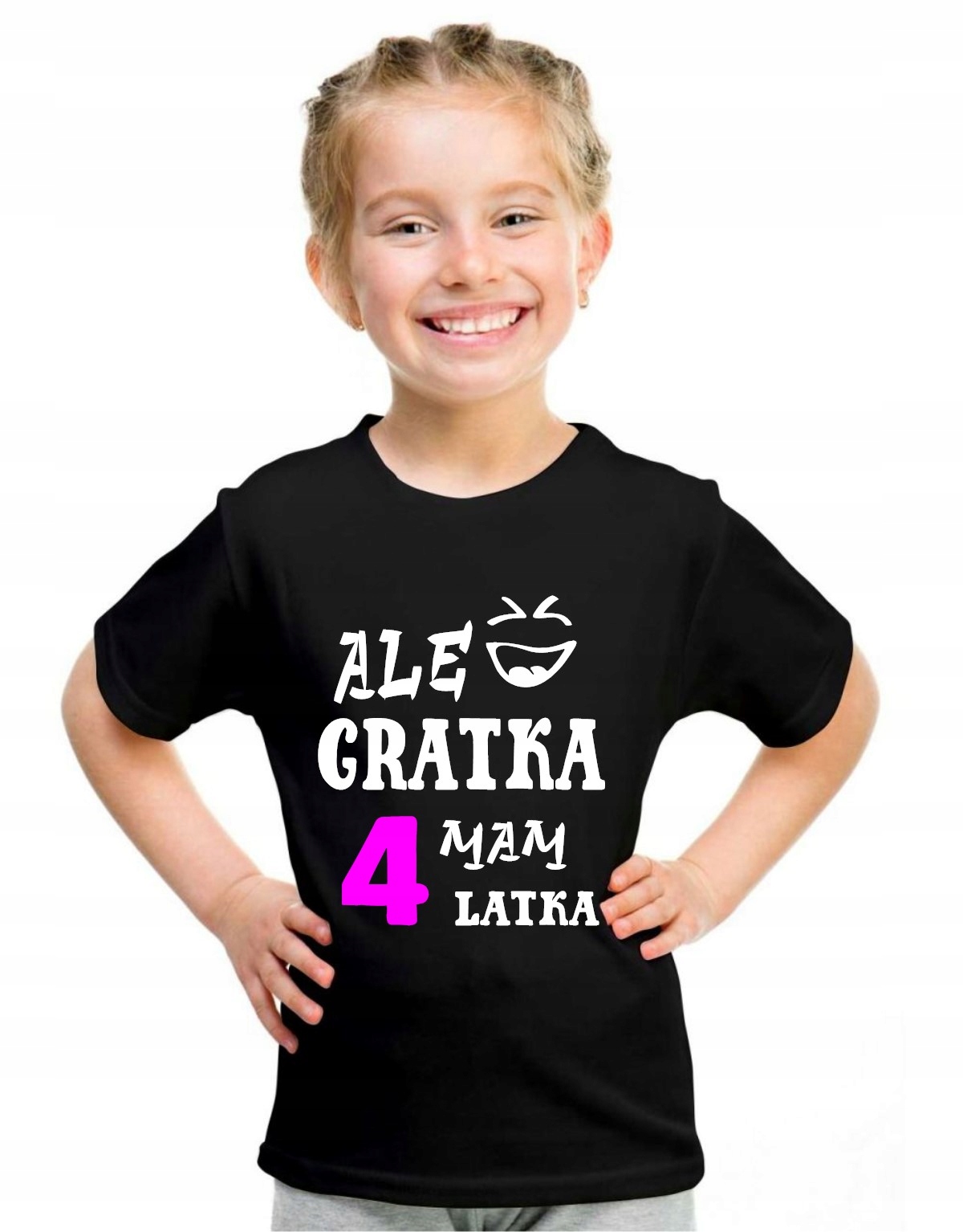 

Koszulka Urodzinowa Ale Gratka Mam 4 Latka