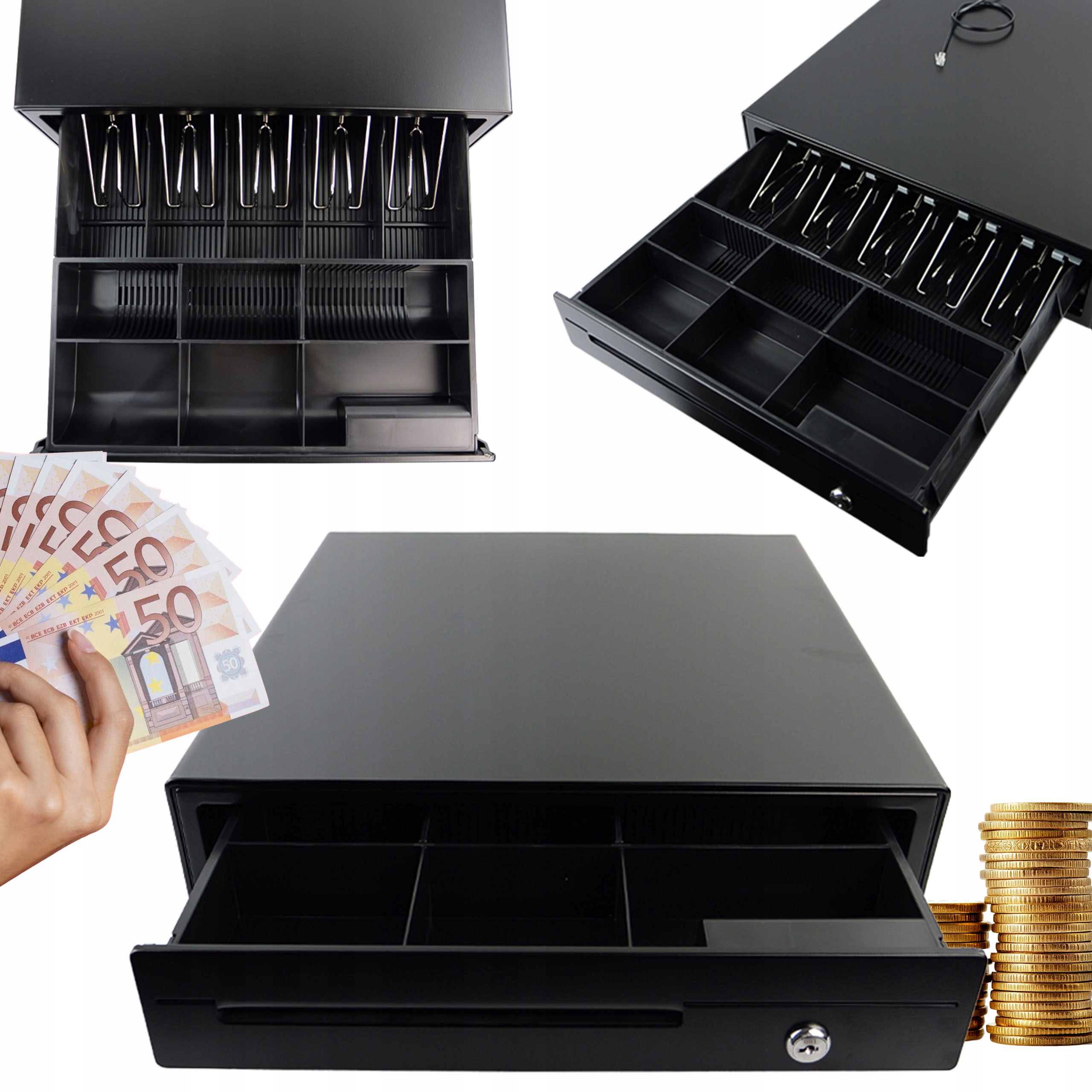 Šuplík Pro Pokladnu S Penězi, Prostorný Organizér 5 A 6 Přihrádek