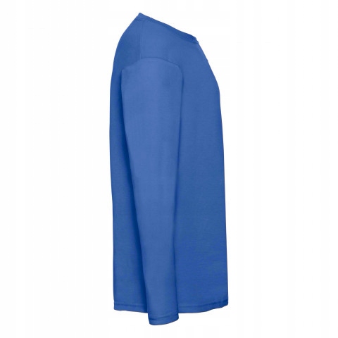 Koszulka Fruit of the Loom długi rękaw Niebies XXL Materiał dominujący bawełna