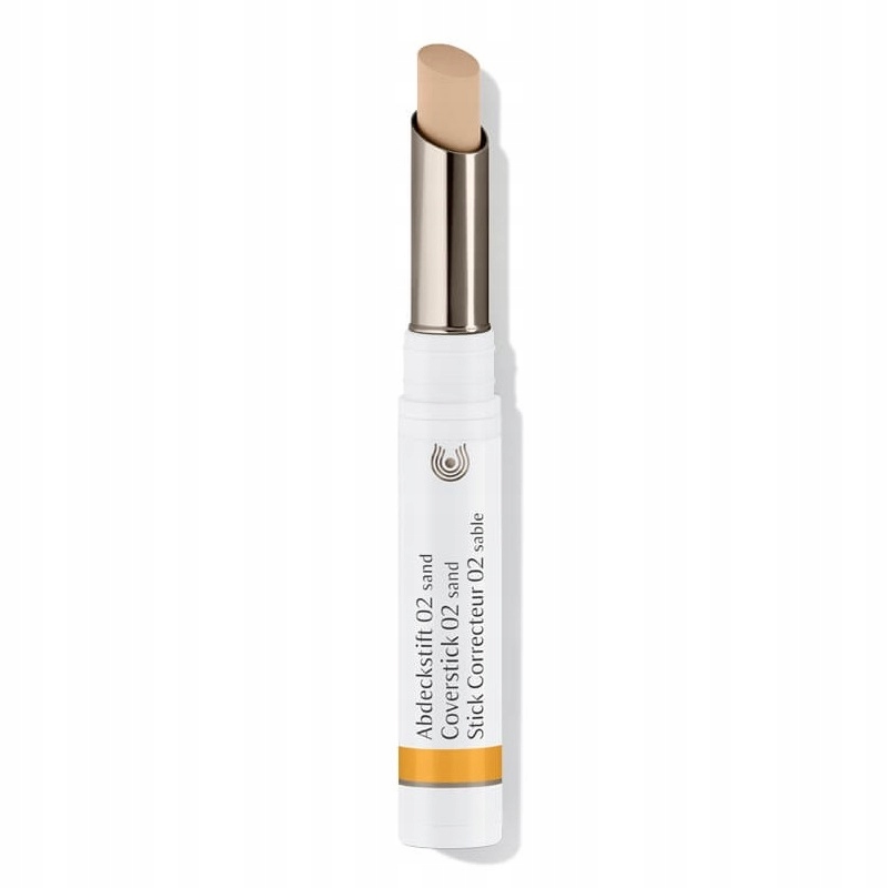Přírodní korektor Coverstick na obličej 02 Sand Dr. Hauschka 2 g na pupínky
