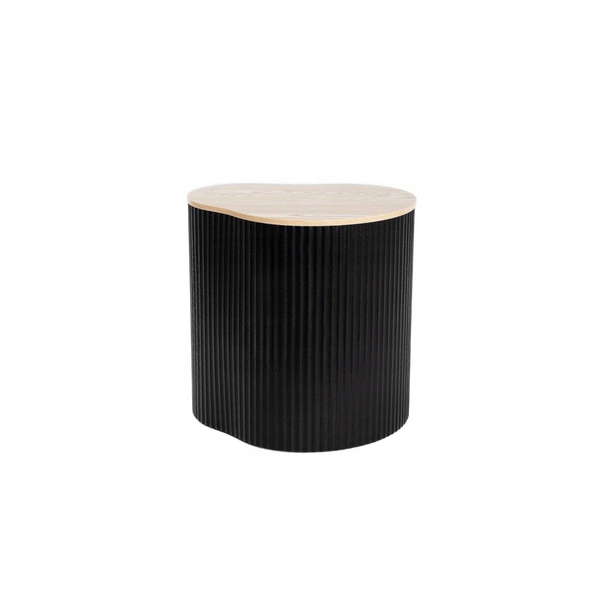 Kávový stolek Gebo černý 47x37x47,5 cm Homla