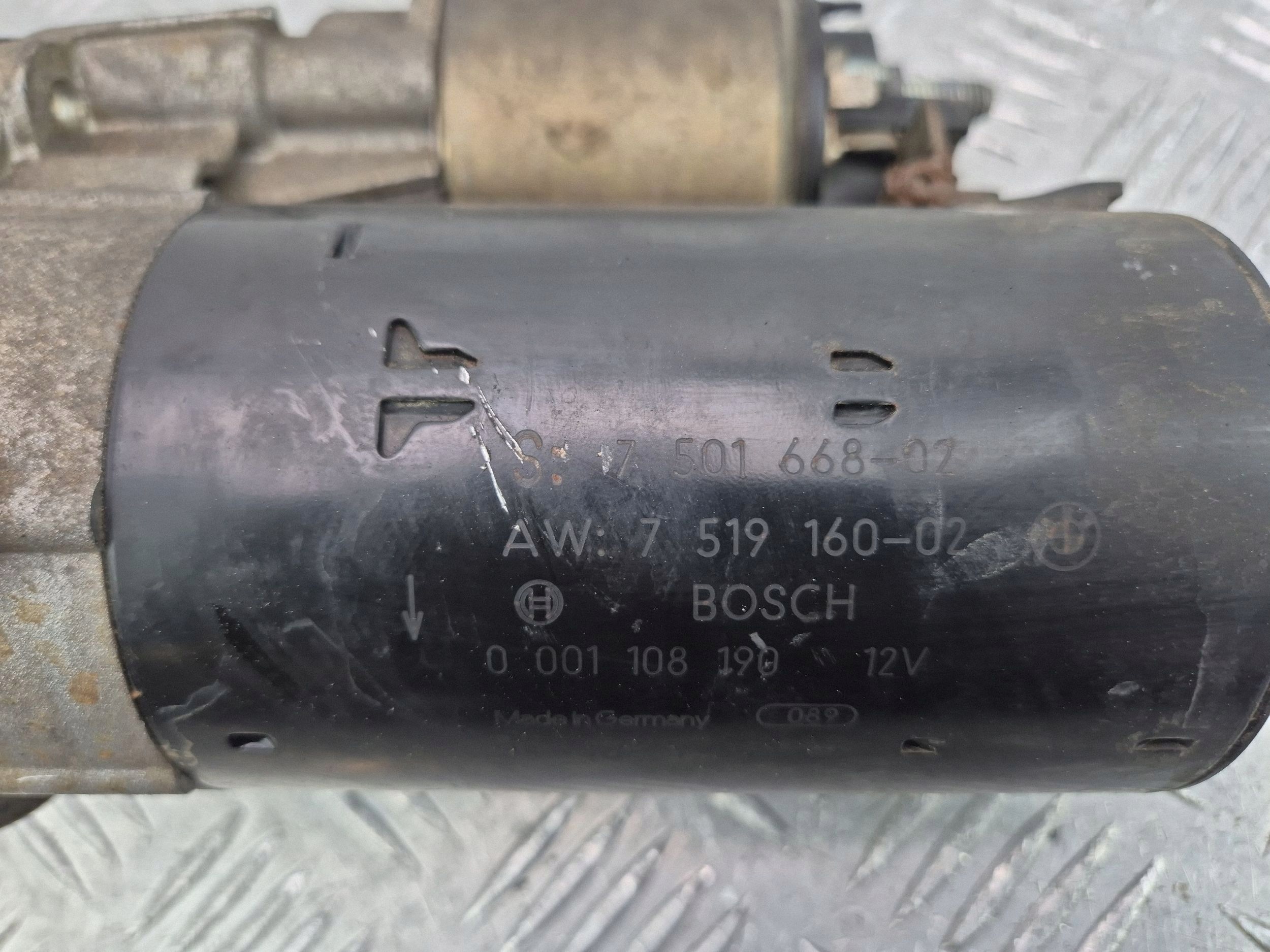 BMW X5 E53 3.0i starter 7501668 M54B306S3