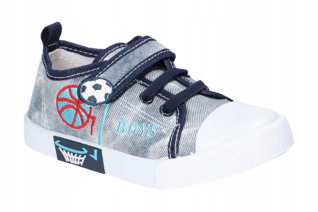 

American Club TEN06 Tenisówki Trampki Na Rzep N 27