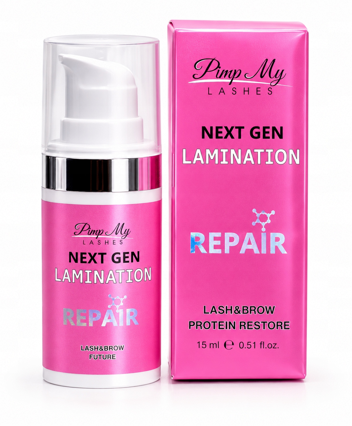 Żel regenerujący do rzęs i brwi Repair Next Gen Lamination Pimp My Lashes