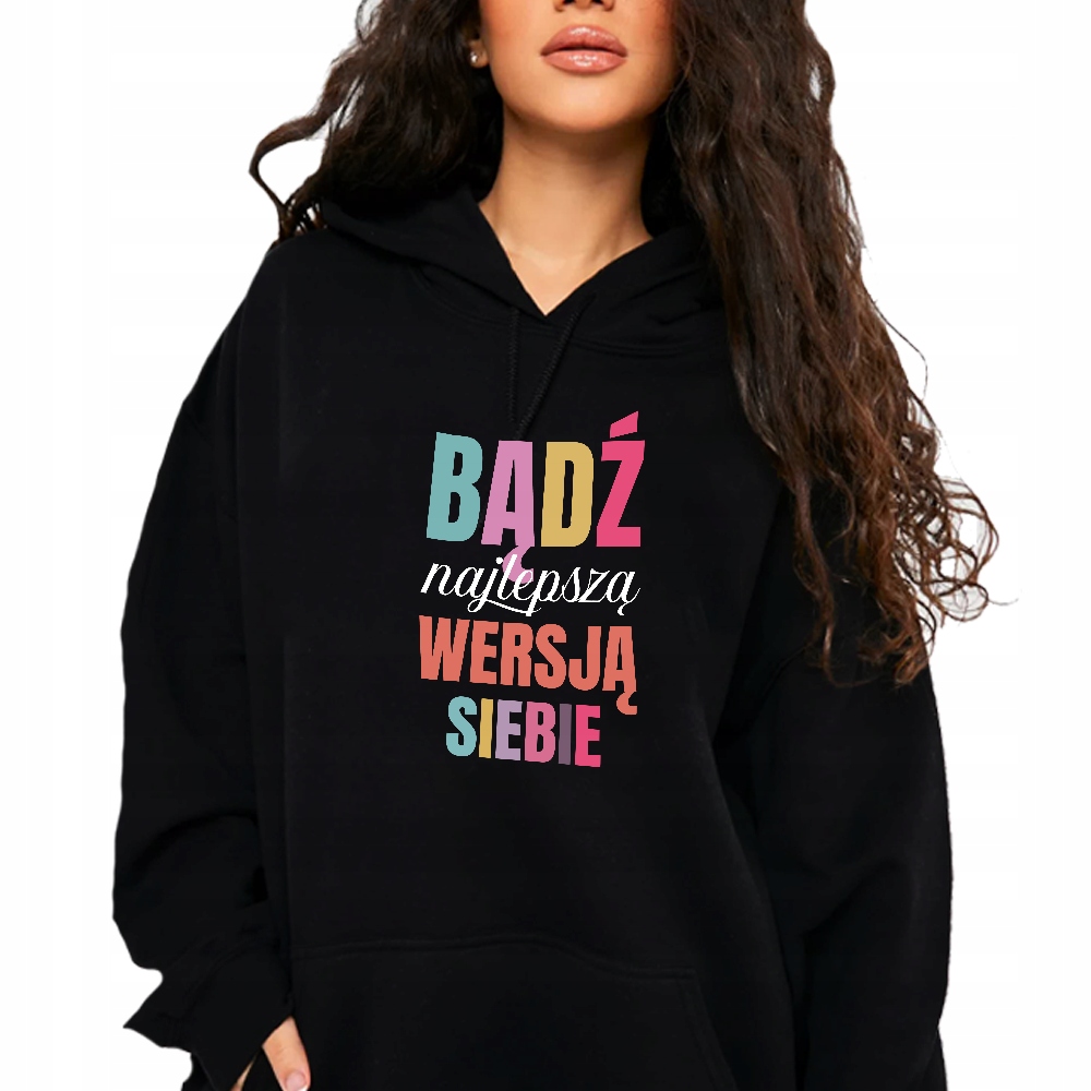 Černá dámská mikina S Kapucí Mikina , módní styl, Vel XXL