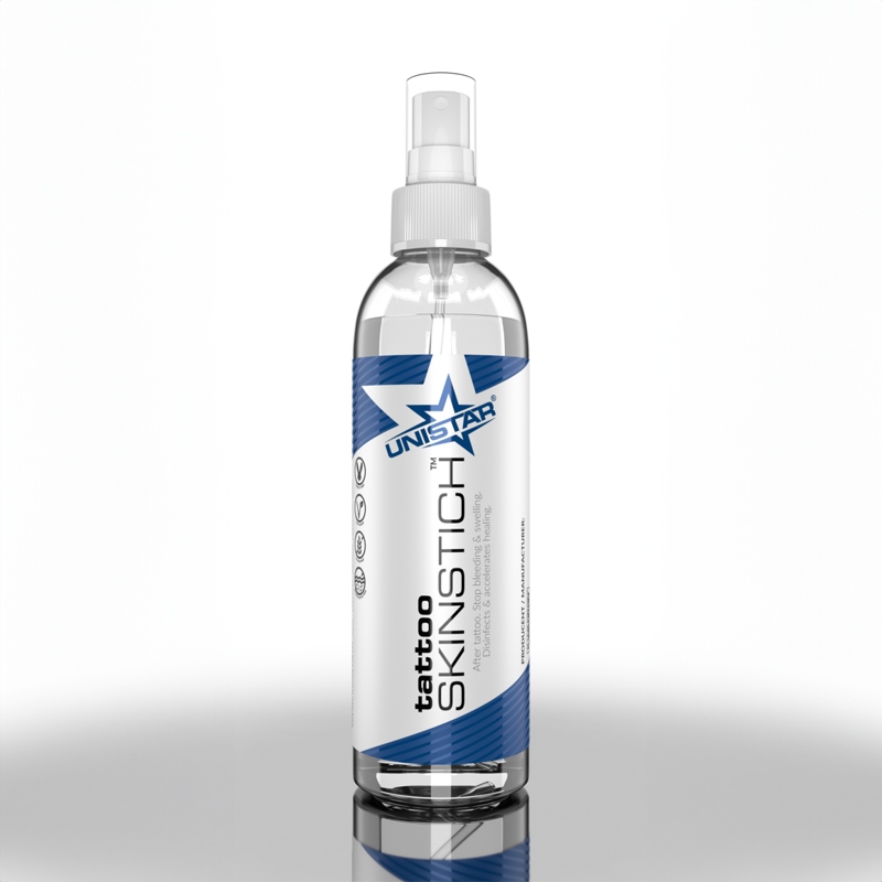 Unistar Tattoo Skinstich 240 ML – přípravek na uzavření pórů po tetování
