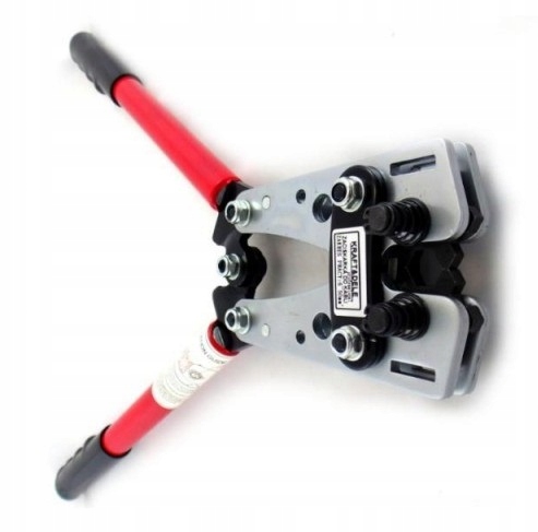 ZACISKARKA PRASKA DO KABLI TULEJEK KOŃCÓWEK 6-50mm + KONEKTORY Minimalny przekrój przewodu 6 mm²