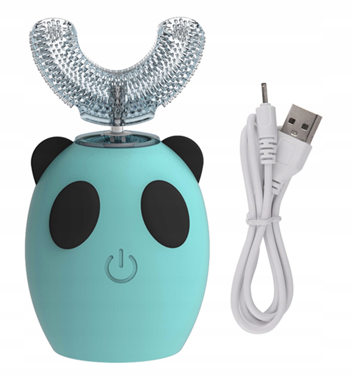 SZCZOTECZKA SONICZNA DLA DZIECI 360 ELEKTRYCZNA U-SHAPE NIEBIESKA AG729 Marka Aptel