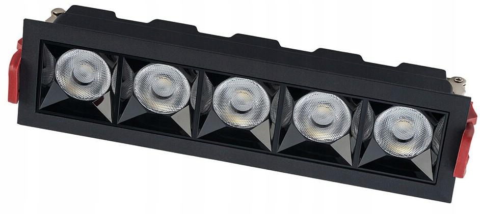 Stropný reflektor do domu Podomietkové svietidlo MIDI čierny 20W Recessed 3000K