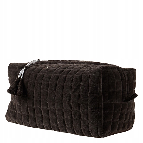 Kosmetická taška Boho Glamour XL černá velká elegantní prostorná cestovní organizér