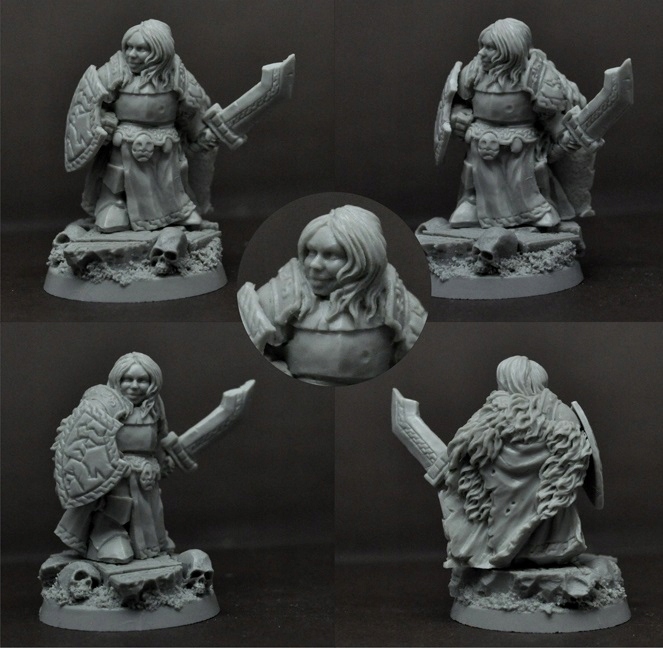 Figurka Rpg Dwarven Princess Podstawka 28mm [Resin] Scibor 28FM0720