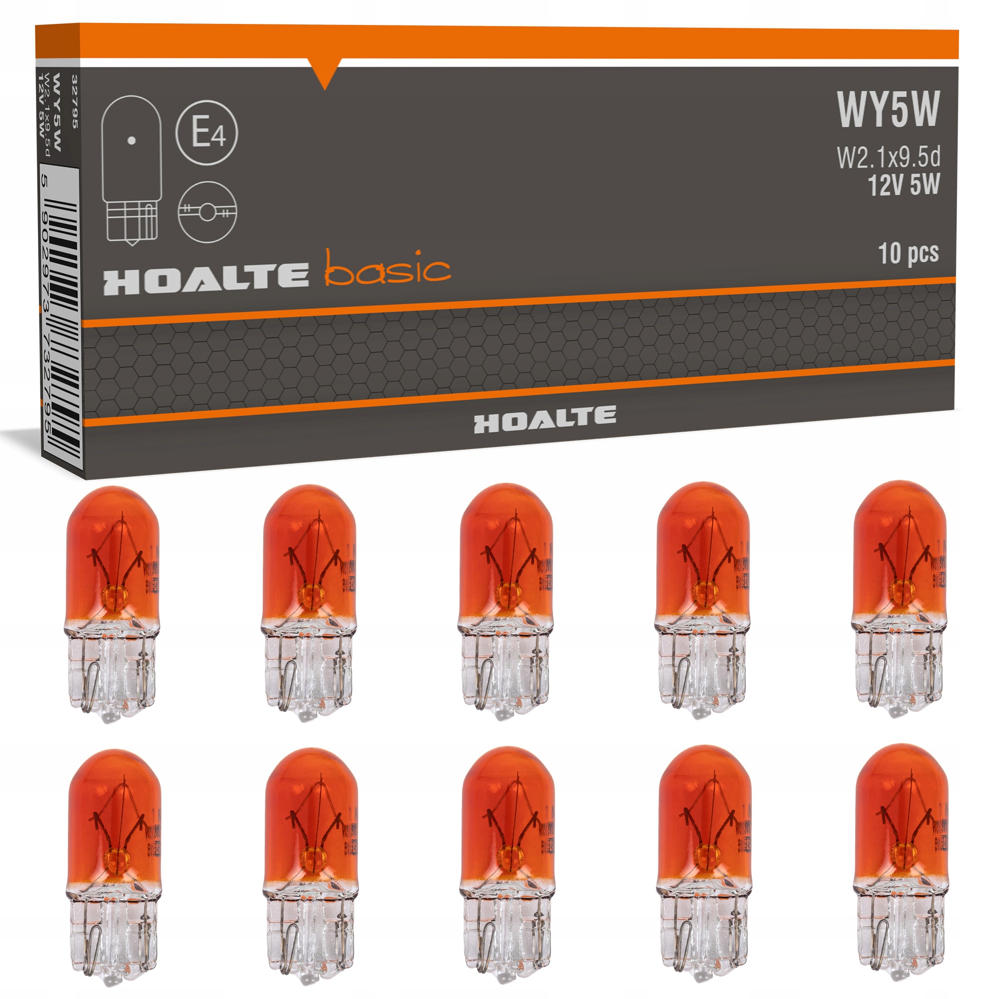 

Żarówki Kierunkowskazów Migaczy 5W 12V Amber WY5W