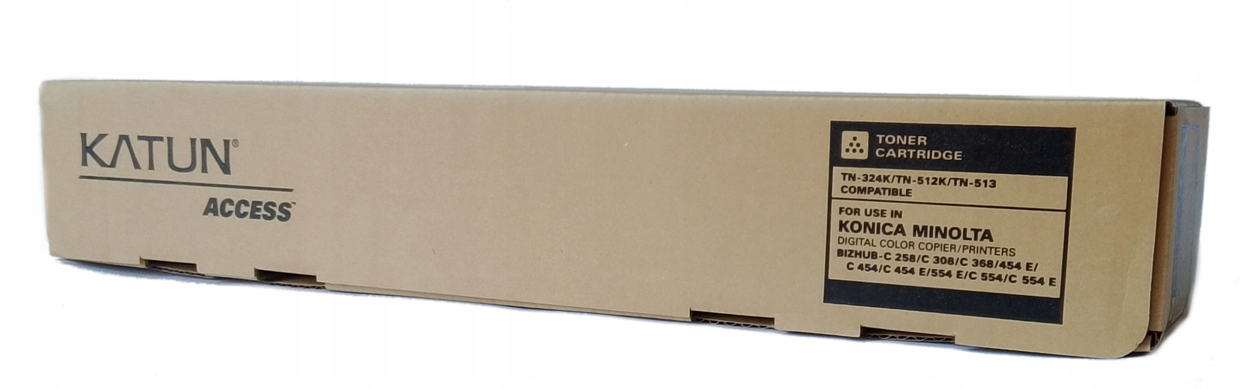Toner Konica Minolta bizhub C258 C308 C368 C454e C554e TN324K TN512K Black