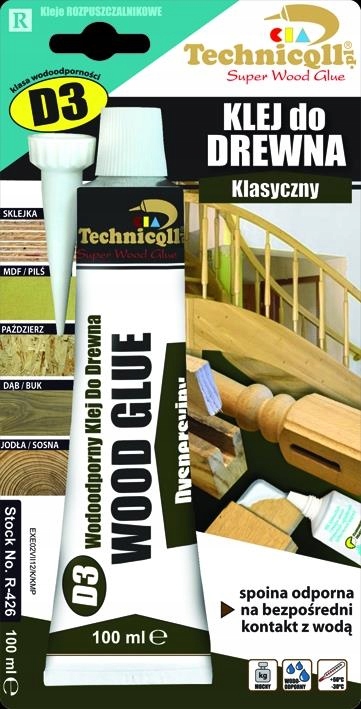 

Klej do drewna 100 ml Technicqll