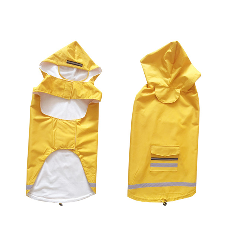 Žlutá Voděodolná Pláštěnka Pro Psy