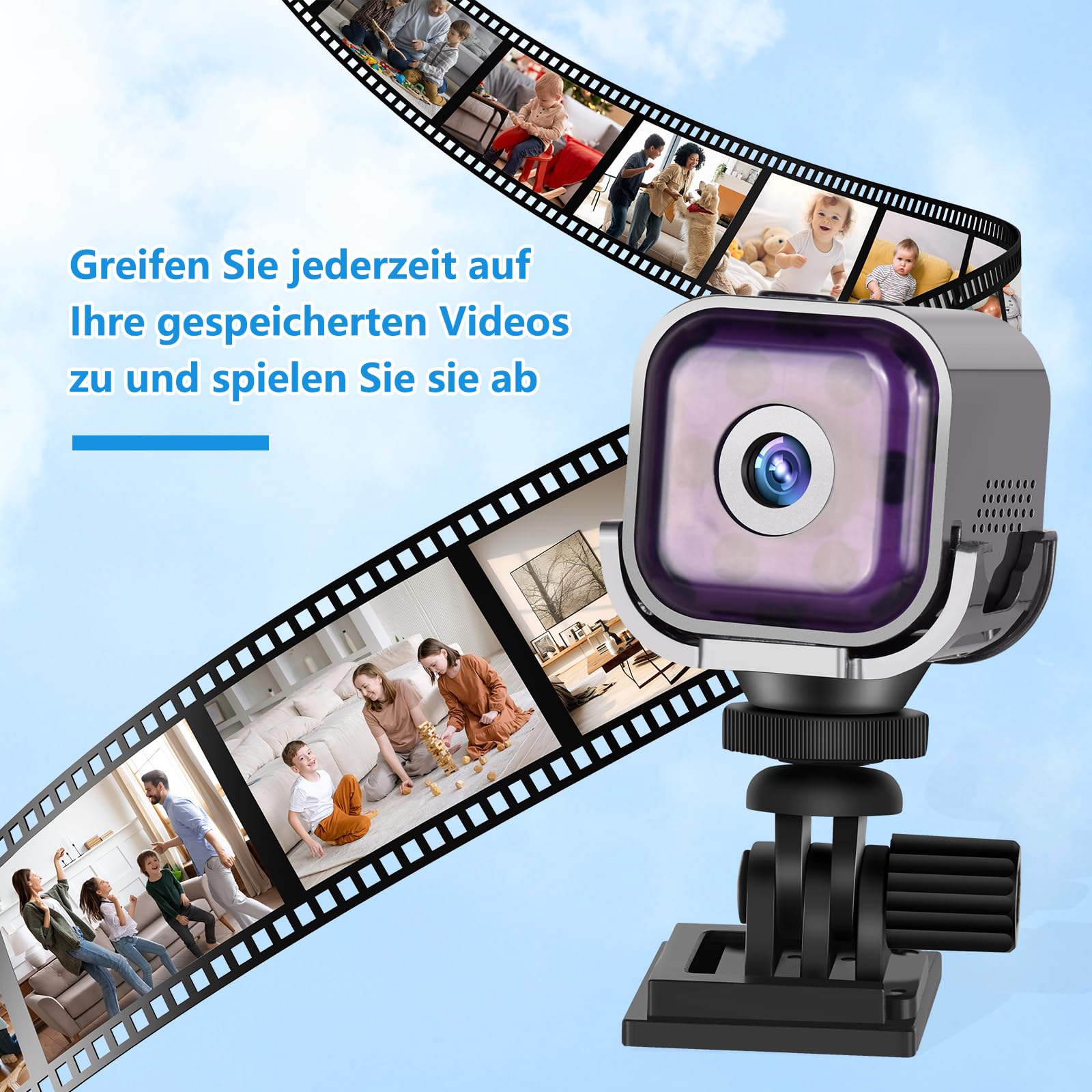 DIPREVO Mini Kamera HD 1080P z Detekcją Ruchu — miniatura 8